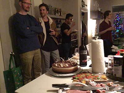 people at birthday party