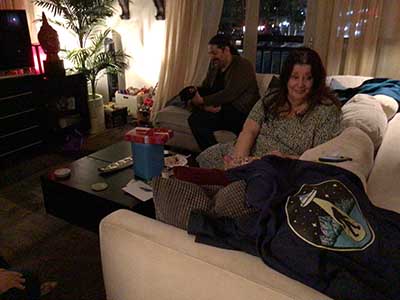 Sonia opening birthday presents