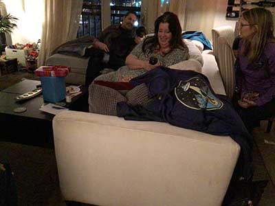 Sonia opening birthday presents