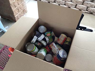 donated food