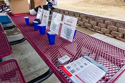 donated raffle prizes