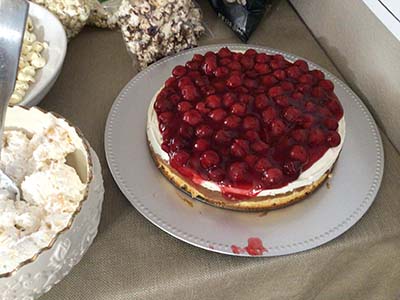 cherry cheesecake