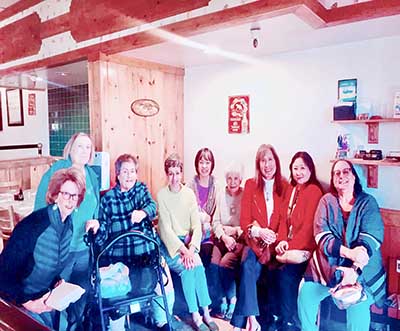 ladies gathered for ladies lunch out event at Tao Garden