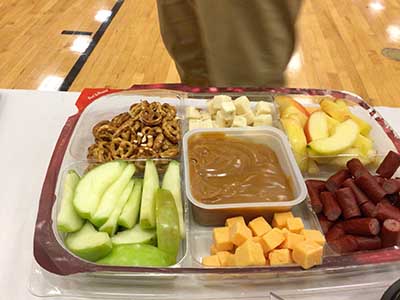 fruit and cheese tray