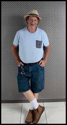 portrait photo of neighbors at pool party