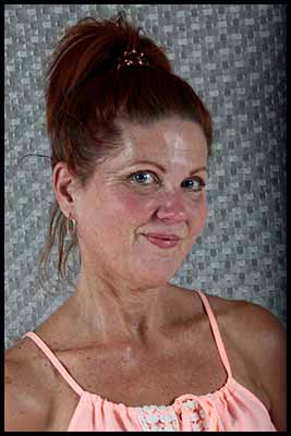 portrait photo of neighbors at pool party