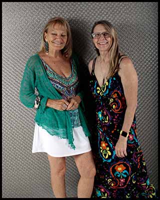 portrait photo of neighbors at pool party