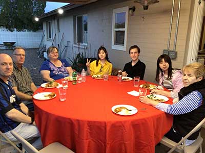 Welcome ESL Students from Japan Potluck Dinner (Miki) - 10 March 2023