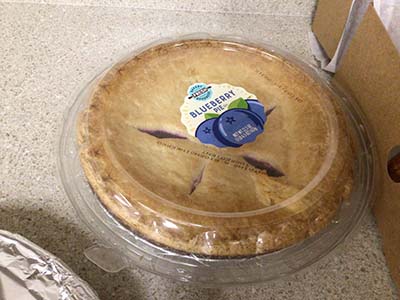 blueberry pie