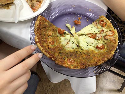 homemade pizza
