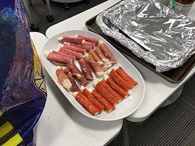 meat and cheese rolls