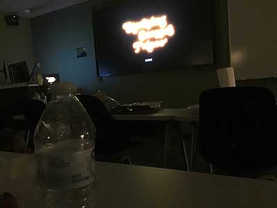 watching documentary