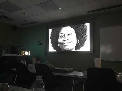 watching documentary