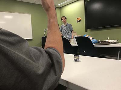 discussing documentary