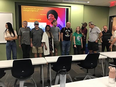 group photo of people at event