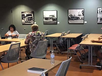 people at book club meeting