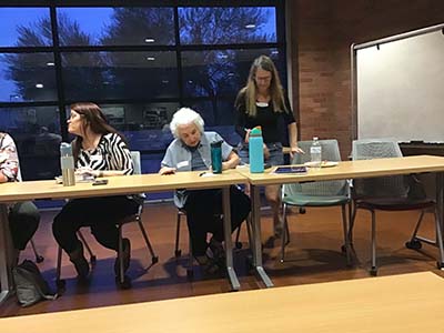 people at book club meeting