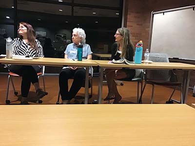 people at book club meeting
