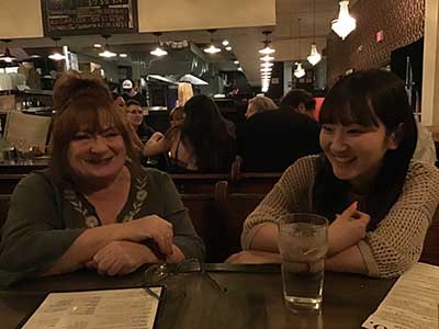 neighbors gathering at Cornish Pasty Co. restaurant
