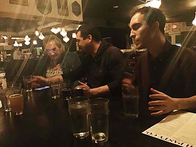 neighbors gathering at Cornish Pasty Co. restaurant