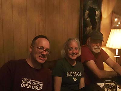 neighbors gathering at Cornish Pasty Co. restaurant