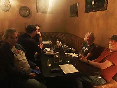 neighbors gathering at Cornish Pasty Co. restaurant