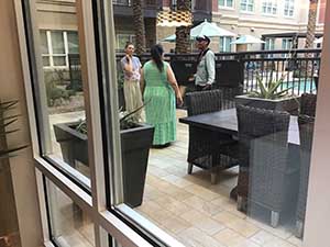 neighbors gather for arts and music talent night