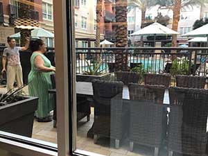 neighbors gather for arts and music talent night