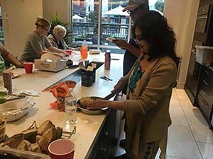 neighbors gather for arts and music talent night