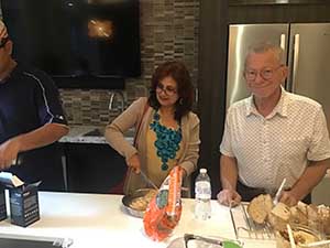 neighbors gather for arts and music talent night