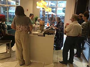 neighbors gather for arts and music talent night