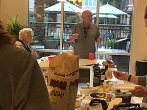 neighbors gather for arts and music talent night