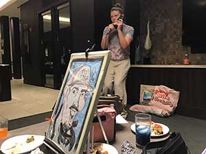 neighbors gather for arts and music talent night