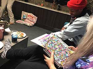 neighbors gather for arts and music talent night