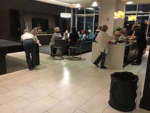 neighbors gather for arts and music talent night