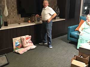 neighbors gather for arts and music talent night