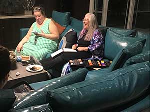 neighbors gather for arts and music talent night