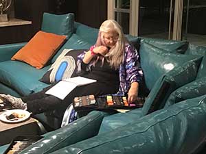 neighbors gather for arts and music talent night