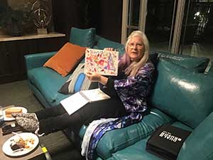 neighbors gather for arts and music talent night