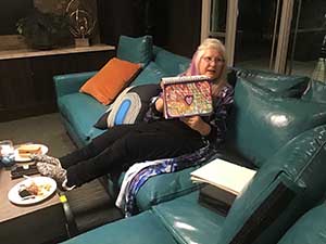 neighbors gather for arts and music talent night