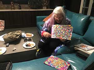 neighbors gather for arts and music talent night