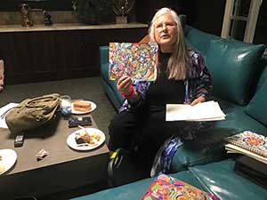 neighbors gather for arts and music talent night