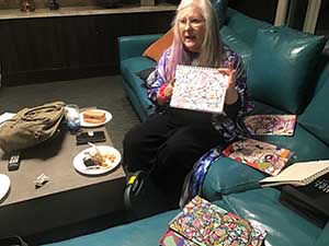 neighbors gather for arts and music talent night