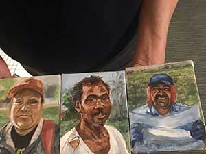 neighbors gather for arts and music talent night