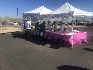 neighbors gather for arts and music talent night