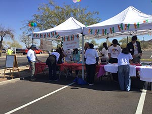 neighbors gather for arts and music talent night
