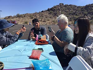 neighbors gather for arts and music talent night