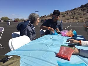 neighbors gather for arts and music talent night
