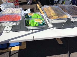 neighbors gather for arts and music talent night