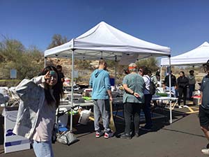 neighbors gather for arts and music talent night